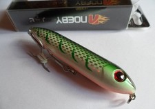 Noeby leurre pêche surface mer rivière 9cm 12,5g vert rayé écaillé holo