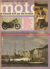 MONDE de la MOTO  85 YAMAHA SR 500 RADIOR 100 BMW R25/2 HONDA CX 500 C 1981