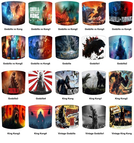 Abat jours king - kong, godzilla