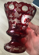 Ancien Joli Vase Cristal
