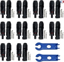 10 paires de fiche solaire, selizo IP67 fiche panneau solaire mâle/femelle 