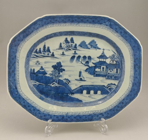 Ancien grand plat porcelaine