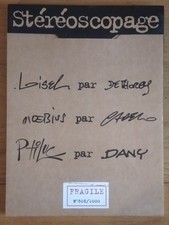 Portfolio Stéréoscopage ( Ptiluc/Moebius/Loisel ) 1000 ex , Granit associés 2002