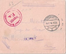 GUERRE 14-18 - LETTRE FM - DU CAMP DE PRISONNIERS DE GUERRE DE KONIGSBRUCK - 14 