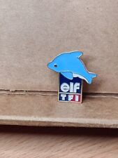 (A4) PIN'S vintage épinglette Collector elf tf1 dauphin 