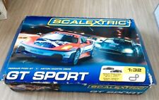  circuit Scalextric GT Sport scale 1/32 Ferrari F430 GT vs Aston Martin DBR9 