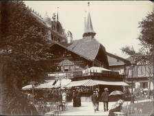 L.G., Paris, Exposition Universelle de 1900. Pavillon du Châlet Suisse  Vintage 