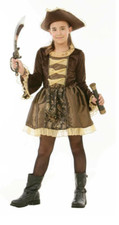 Costume Pirate Femme Bébé Fille Taille L #c2
