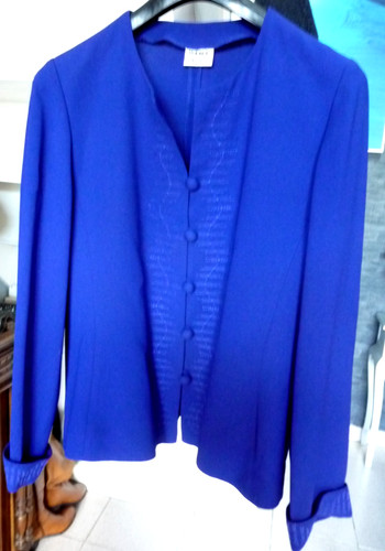 Veste bleue non - veste,