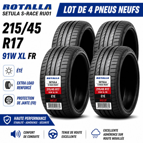 Lot pneus 215 45 r17 - 🛞,