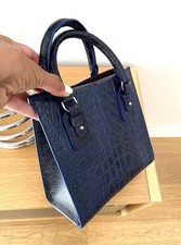 Petit Sac Atelier De Vignes Nice Croco Sellier Luxe vintag bag ancien Borsa