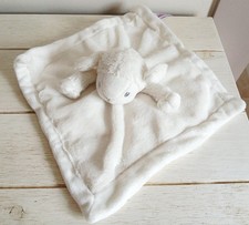 Pommette doudou mouton blanc