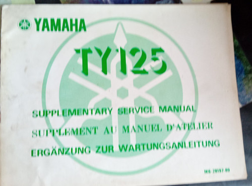 Yamaha 125 supplement - yamaha, ty