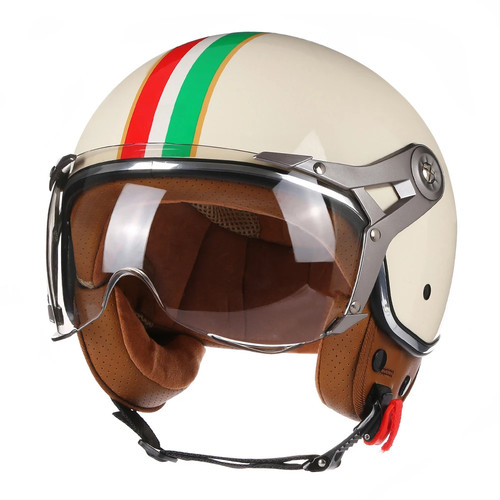 Casque moto jet - casque, vintage