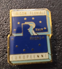 Pin’s Bateau Liaison Fluviale Rhin Rhône Européenne TBE (927)