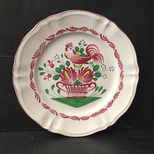 GRAND PLAT ROND FAIENCE ST