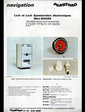 LORIENT (56) MATERIEL de Navigation ,LOCH SPEEDOMETRE "PLASTIMO" Tract 1960-1970