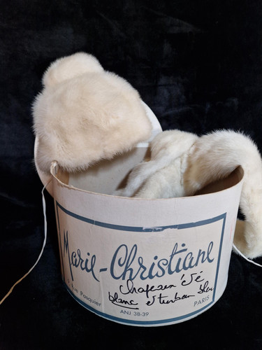 Ensemble vison blanc marie - ensemble,