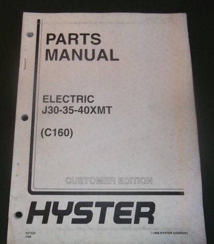 Hyster j30xmt j35xmt j40xmt - j35xmt,