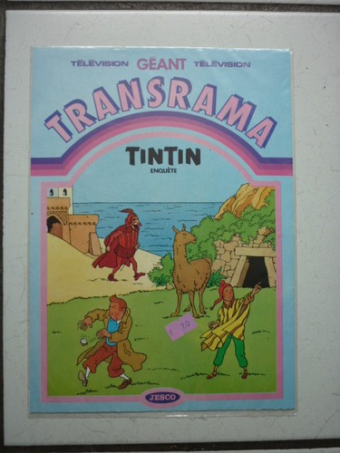 Tintin reporter transrama - tintin,