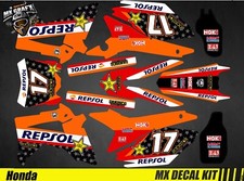 Kit Déco Moto pour / Mx Decal Kit for Honda CRF - Repsol