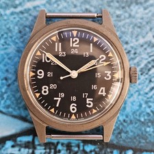 Vietnam 1969 Benrus MIL-W-3818B DTU-2A/P Military Field Men's Wristwatch Pilot