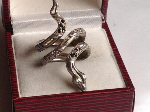 Bague serpent argent - serpent, sterling