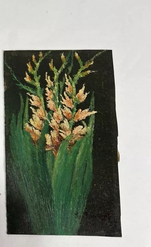 Peinture huile florale - peinture, l'huile