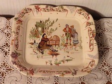 BEAU  PLAT CARRE SARREGUEMINES