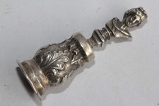 Sceau cachet argent massif