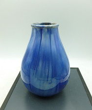 Petit vase bleu poterie de