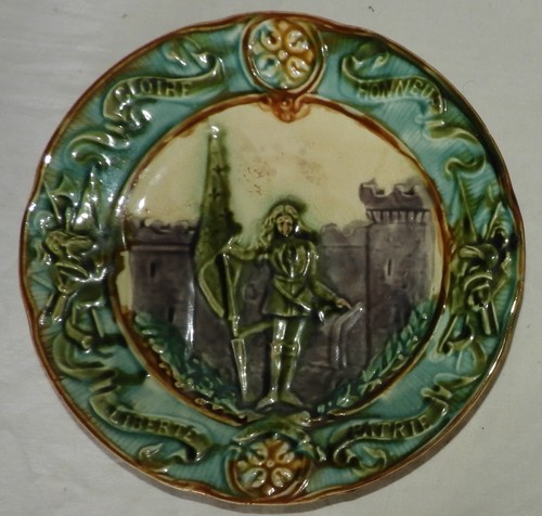 Assiette barbotine jeanne - barbotine,