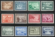 Germany 1939 MNH Mi 702-713