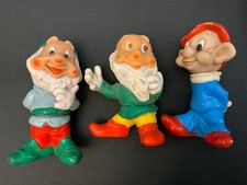 Disney - Lot de 3 anciennes Figurines  Pouet - Nains  (Blanche Neige) - Disney