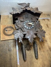 pendule Gros coucou Forêt Noire ancien 40/30 cm 4,3 Kilos