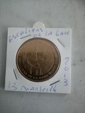 médaille touristique monnaie de paris MDP 13 marseille escaliers de la gare 2013