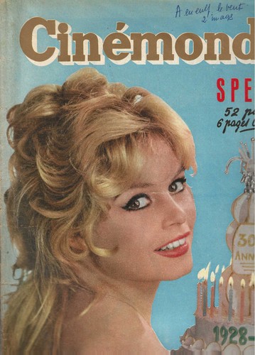 Cinémonde 1261 brigitte - -,