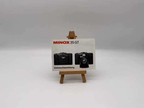 Minox manuel - minox, gt