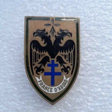 19° Régiment de Dragons, émail, aigle bicéphale