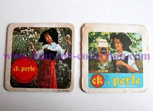 Perle ancien sous bock - ck, 2