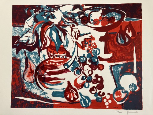 Lithographie estampe originale - lithographie,