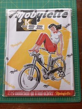 Plaque métal Mobylette 30x40 cm