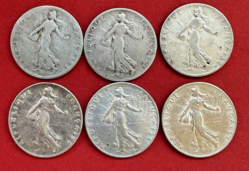 France beau lot 6x 50 - lot,