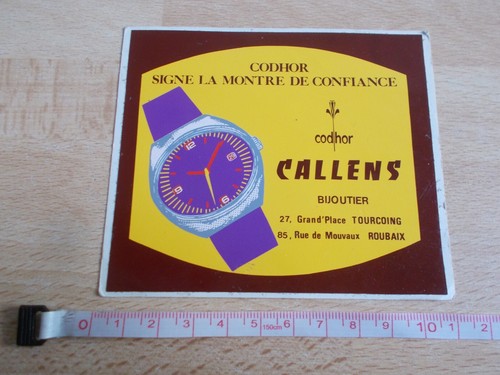 Autocollant montre codhor - autocollant,