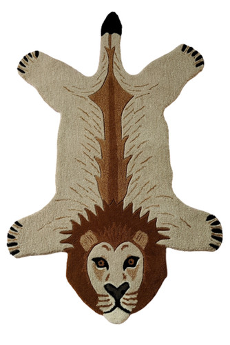Tapis forme lion - tapis, en