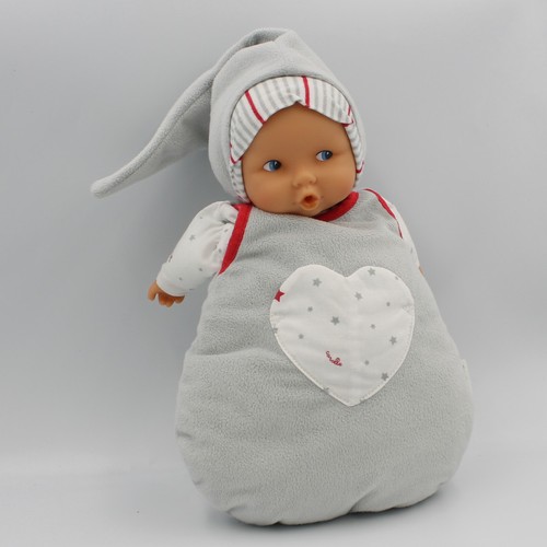 Doudou baby pouce poupée - , gris