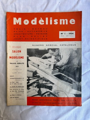 Modélisme 1954 premier - modélisme, n°1