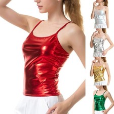 Gilet camisole sexy en faux