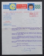 Facture LILLE 1955 BISCUITS