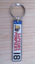 Porte clé sapeurs pompiers 18